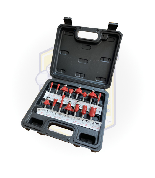 ست تیغ فرز 15 عددی همراه جعبه